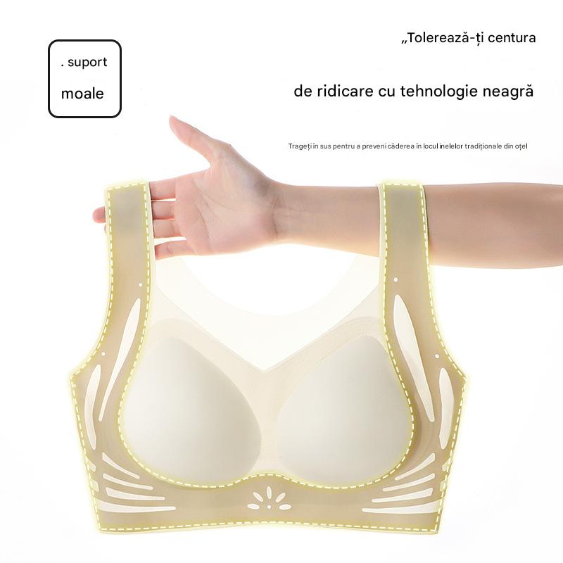 💙💙【Oferte speciale pe site】😍【Pachet de 4】Sutien pentru femei fără sârmă, dintr-o bucată❤️【40-85KG】