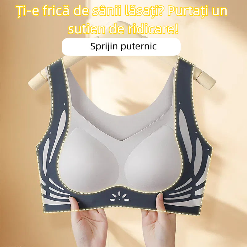 💙💙【Oferte speciale pe site】😍【Pachet de 4】Sutien pentru femei fără sârmă, dintr-o bucată❤️【40-85KG】